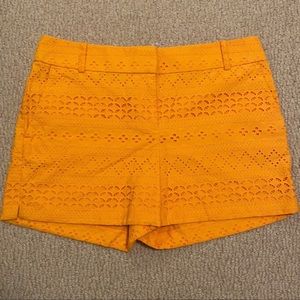 🌻 Loft Orange Tangerine Riviera Shorts - Size 10